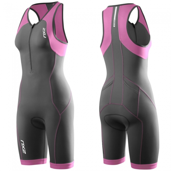 2XU G:2 Active tri suit dames zwart-roze 2015 WT3119d WT3119d